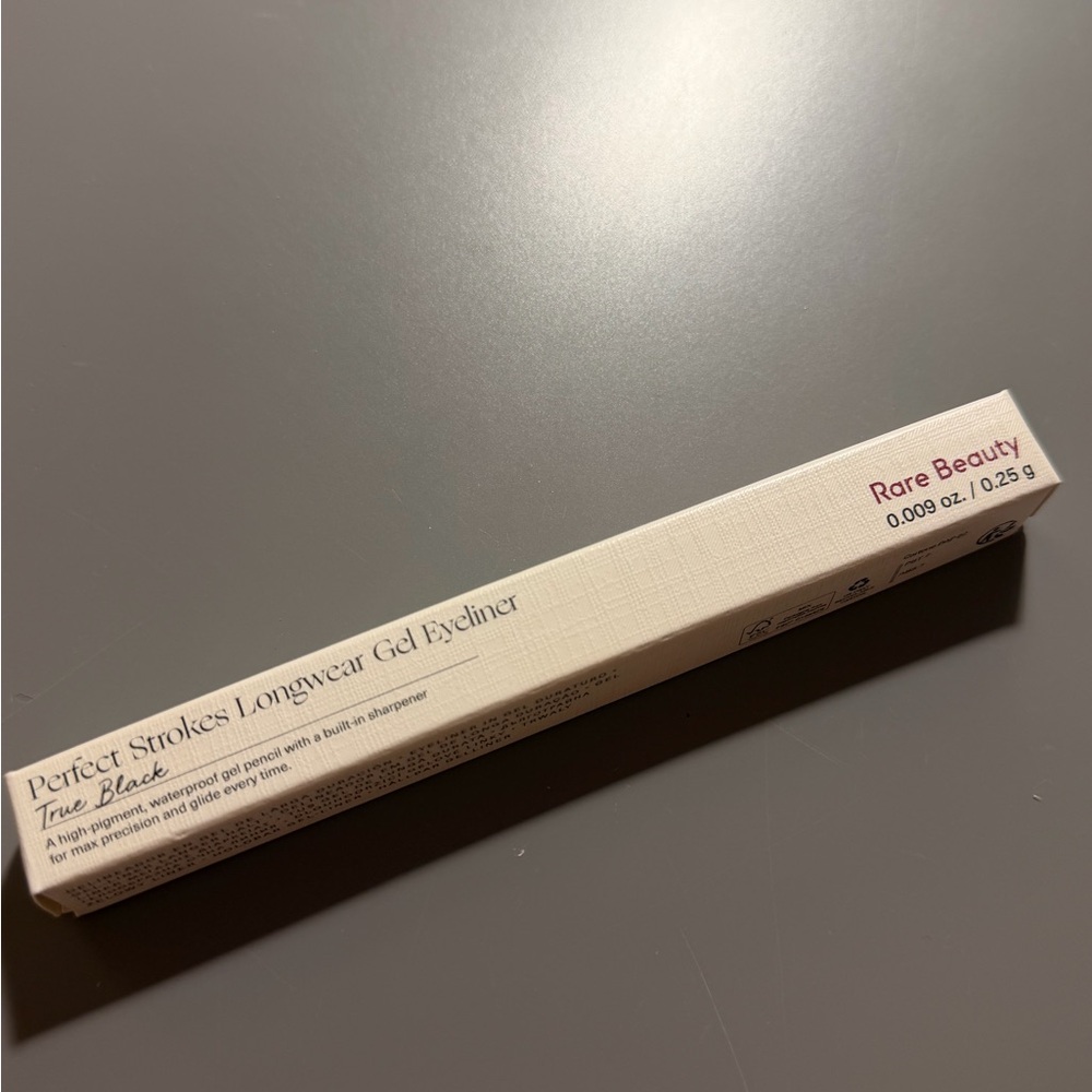 NEW Rare Beauty Perfect Strokes Longwear Gel Eyeliner - True Black